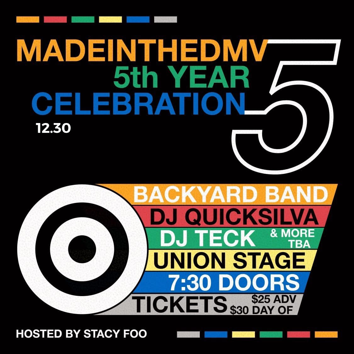 WE TURN 5. COME CELEBRATE WITH US